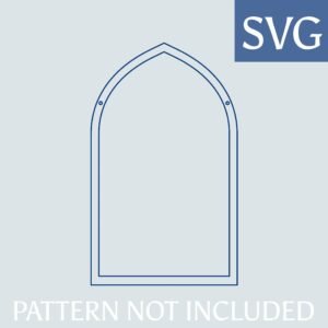 SVG : Gothic Window Wall Hanging