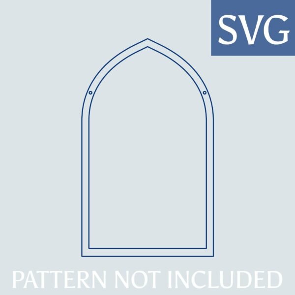 SVG : Gothic Window Wall Hanging