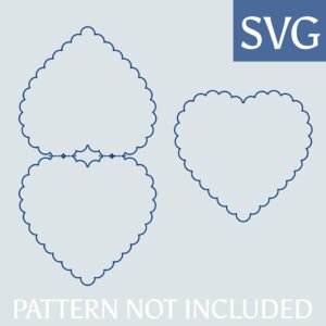 SVG : Scalloped Heart Shaped Cards