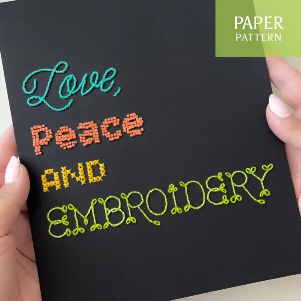 Love. Peace & Embroidery PDF